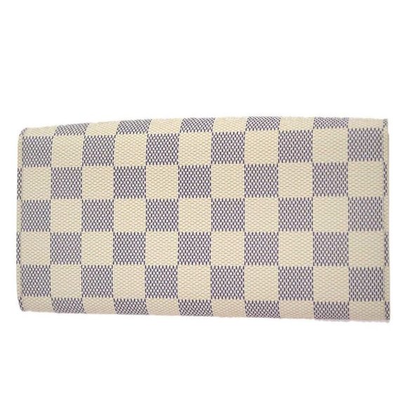 Louis Vuitton Damier Azur Portofeuil Sara Coin Purse Wallet - Picture 2 of 7